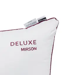 Подушка пухова MirSon Hand Made De Luxe №901 середня 40х40 см біла (2200003278958) - мініатюра 3