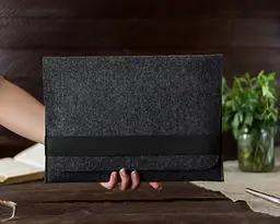 Чохол Gmakin Apple MacBook Air/Pro 15` GM14-15 Felt Case (Black) [73568] - мініатюра 9