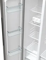 Холодильник Gorenje SBS 179х67х92см 2 двері 356(191) л А++ NF+ матовий сірий (NRR9185EAXL) - мініатюра 15