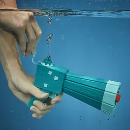 Водний бластер Hasbro Nerf Super Soaker Minecraft Glow Squid (F7600) - мініатюра 4