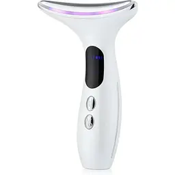Масажер мікрострумовий для шиї та обличчя No Brand Neck Beauty Device Білий (2288327480)