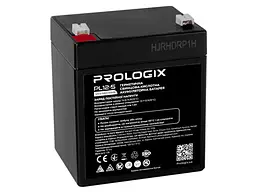 Акумулятор для ДБЖ PrologiX AGM 12V 5Ah (PL12-5) - мініатюра 4