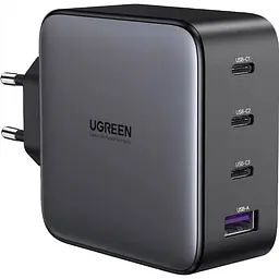 Універсальний портативний швидкий зарядний пристрій Ugreen CD226 GaN 100W 3C1A на 4 USB