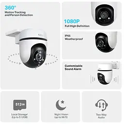 IP-камера відеоспостереження TP-Link Tapo C500 2MP - мініатюра 5