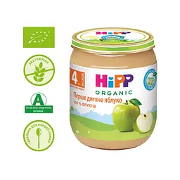 Дитяче пюре HiPP Яблуко 125 г (1223011) - мініатюра 2