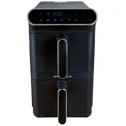 Мультипіч електрична Grunhelm GAF1100D 1500 Вт 11 л чорна (147285) - мініатюра 2