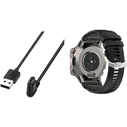 Зарядний пристрій DK кабель (1m) USB для Xiaomi Amazfit Falcon (A2029) (black) - мініатюра 5