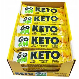 Батончик протеїновий Go On Nutrition Keto Bar Peanut Butter 50 г  - мініатюра 2