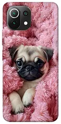 TPU чохол Demsky Мопс у ніжностях для Xiaomi Mi 11 Lite