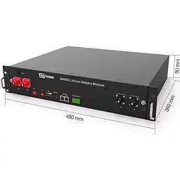 Акумулятор Dyness B4850 LiFePO4 48V (48V/50Ah/2400Wh) (BMS 50A/50A) [110739] - мініатюра 4