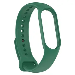 Силіконовий ремінець для фітнес браслетів Xiaomi Mi Band 5/6/7, Silicone, army green, зі зручною застібкою, на фітнес трекер та смарт годинник, ArmorStandart (ARM61900)