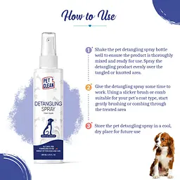 Спрей Pet Clean Detangling для розплутування ковтунів у тварин 200 мл - мініатюра 5