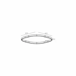 Магнітна шина Skarlat RCD-Y02 Round Track BR+BK - мініатюра 2