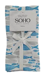 Набір рушників 40x40см Fish 4 шт SOHO pbe0050701