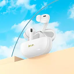 Навушники Hoco Norman true бездротовий ANC BT headset EW60 Plus |BT5.3, 30/300mAh, 4h| white - мініатюра 5