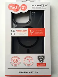 Оригінальний протиударний чохол Tech21 Evo Check MagSafe для iPhone 14 Pro Max Smokey Black (T21-9857) - мініатюра 7