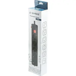 Мережевий фільтр Gembird SPG5-G-6B-PRO [154219] - мініатюра 4