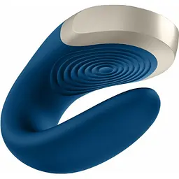 Смарт-вібратор для пар Satisfyer Double Love Luxury Partner Vibrator Blue (SO4929) [104614] - мініатюра 6