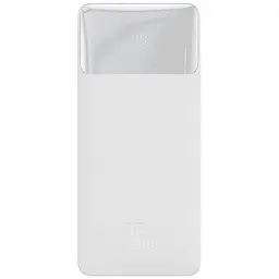 Зовнішній акумулятор Baseus Bipow Digital Display 15W 20000mAh Type-C (PPDML-J02) White [70161]