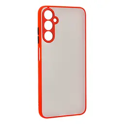Чехол-накладка для Samsung Galaxy A05s (A057), Frosted Matte, красный, противоударный чехол с защитой всего корпуса, термополиуретан TPU + поликарбонат PC, ArmorStandart (ARM72576)