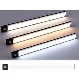 Сенсорний світильник LED з датчиком руху MZ-L1803 (35*11,5*300mm) Black - мініатюра 2