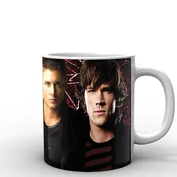 Кухоль GeekLand Supernatural Вінчестери на червоному тлі SN.02.025.615 330 мл білий - мініатюра 3