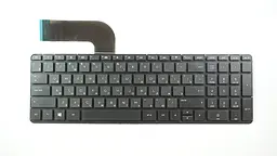 Клавіатура для ноутбука HP (Pavilion: 15-P, 15Z-P, 17-F) rus, black, без фрейма - мініатюра 2