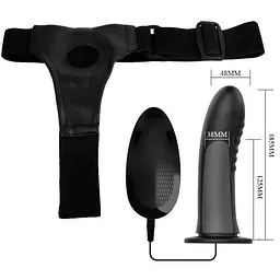 Жіночий страпон PRETTY LOVE Strap-on MYRON 7,2 Vibration Baile BW-022056 17710 - мініатюра 4