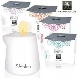 Масажна свічка Hot Shiatsu Massage Candle Amber, 130 г - мініатюра 5