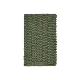 Матрац туристичний надувний двомісний Naturehike CNK2550WS019, 200х125х6.5 см, зелений із вбудованою помпою для надування