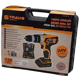АКУМУЛЯТОРНИЙ ДРИЛЬ STRAUS 24A