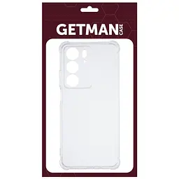 TPU чохол GETMAN Ease logo посилені кути Full Camera для Realme C75 / C75x Безбарвний (прозорий) - мініатюра 3