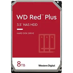 Накопичувач HDD SATA 8.0TB WD Red Plus 5640rpm 256MB (WD80EFPX)