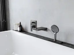 Ручний душ Hansgrohe Raindance Select S 120 3jet EcoSmart brushed black chrome 26531340 - мініатюра 2