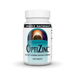 Цинк з міддю OptiZinc, 240 таблеток Source Naturals vit0004487