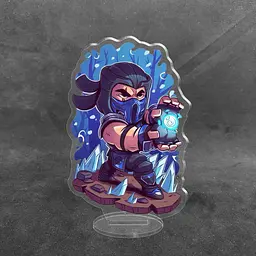 Акрилова колекційна фігурка Мортал комбат Mortal Kombat Саб Зіро 10 см - мініатюра 2