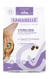Сухий корм для кішок Бош Sterilized (400 гр), Bosch Sanabelle Sterilized (400 гр)