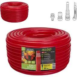 Шланг армований 3-х шаровий Alloid Building Tools Scarlet Butterfly 3/4" 50 м (WH-67673) - мініатюра 5