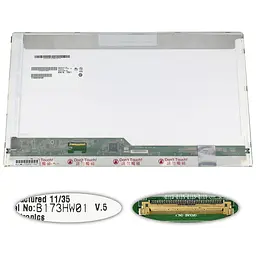 Матриця 17.3 B173HW01 V.5 (1920*1080 40pin LED NORMAL матова роз'єм ліворуч знизу) для ноутбука (renew)