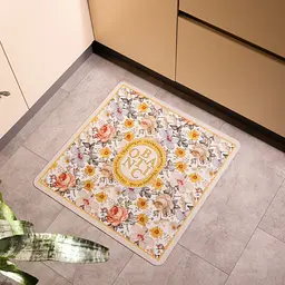 Килимок універсальний Wildflowers 58*58 см діатомітовий Yiwu HP-42-150 - мініатюра 2