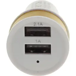 Автомобільний зарядний пристрій TOTO TZZ-58 Car charger metal 2USB 2,1A Gold - мініатюра 3