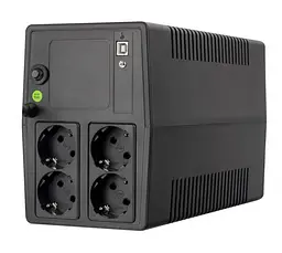 Джерело безперебійного живлення Prologix 1000 PLPU 1000VA 4LED Lin.int AVR 4 x євро розетки та USB - мініатюра 2