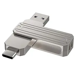 Флеш-накопичувач WIWU WI-FD003 Infinite 2in1 Type-C USB 3.2 - 512GB Silver - мініатюра 2