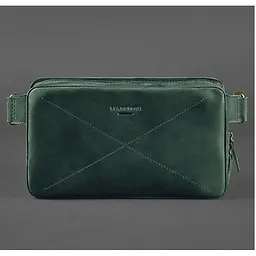 Шкіряна поясна сумка Dropbag Maxi зелена