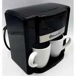 Кавоварка Domotec MS-0705 крапельна 500 Вт 2 чашки чорна - мініатюра 3