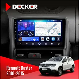 Штатна магнітола Renault Duster 2010-2015 Decker D9-006 4x64, 4G Decker (НФ-00003793)