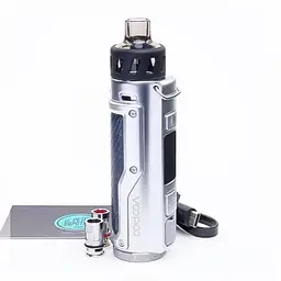 Под-система електронна сигарета VooPoo Argus Pro Pod Kit 3000 mAh 4.5 ml Petrol Green and Silver (sn1494) - мініатюра 3
