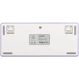 Клавіатура бездротова Aula F75, White/Purple, Bluetooth 5.0 / 2.4GHz USB / Type-C, механічна (перемикачі Gasket Reaper), RGB підсвічування, 80 кнопок, акумулятор, EN/UA (6978080501479) - мініатюра 6