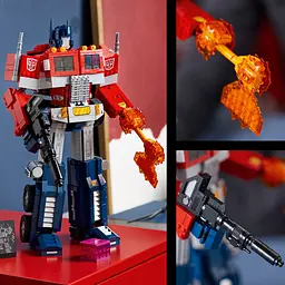 Конструктор LEGO Icons Оптимус Прайм, 1508 деталей (10302) - мініатюра 6