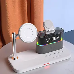 БЗП + годинник C09 4in1 White Epik teh0029881 - мініатюра 2